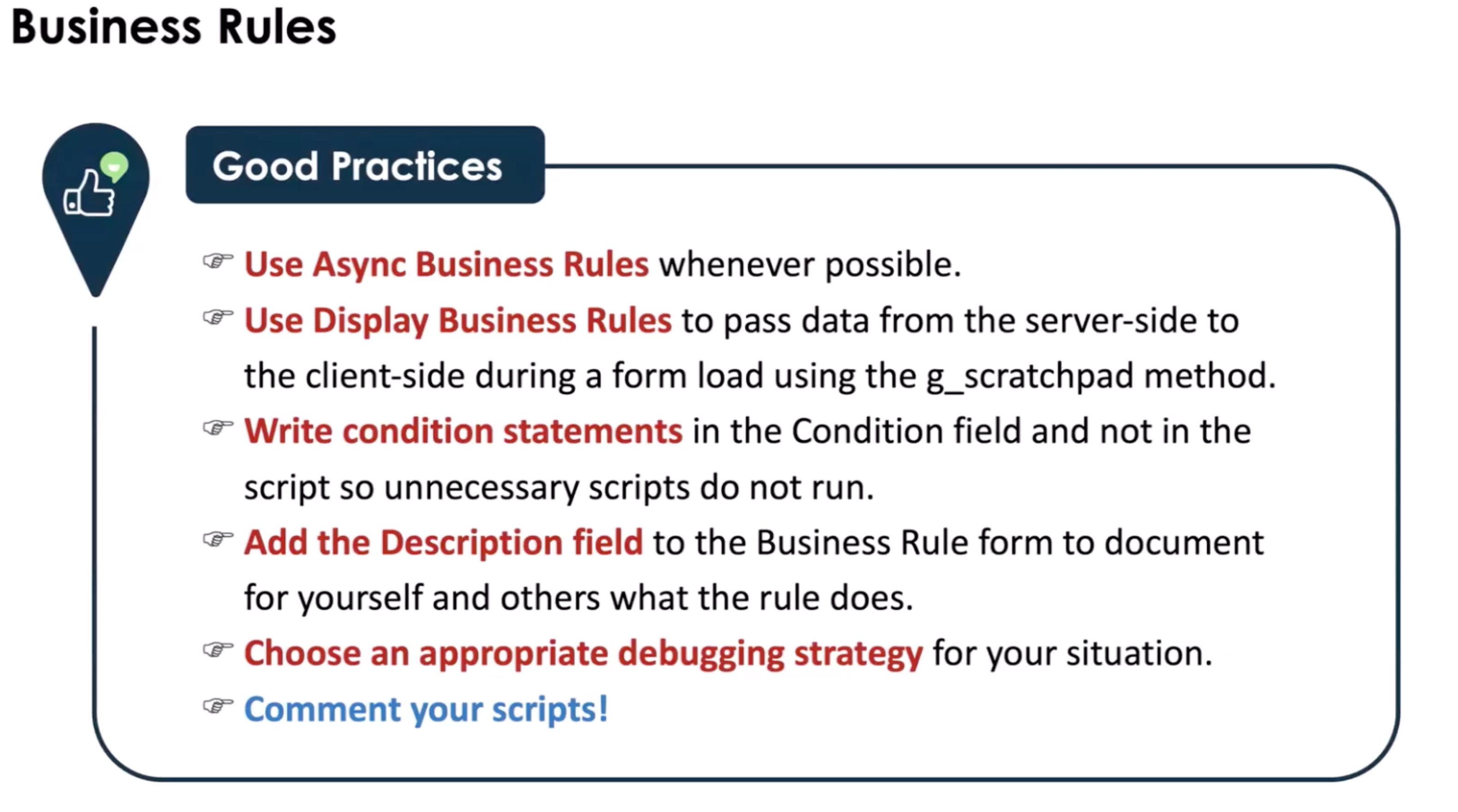 Good Practices